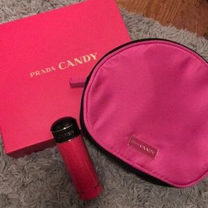 Prada Candy Cosmetics bag and lotion